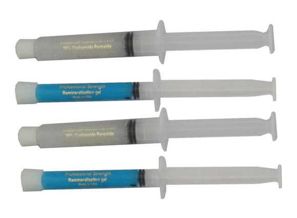 Instant White Smile's 16% HP Teeth Whitening Gel 10ml syringe  and 3ml Remineralization Gel for 2 - Instant White Smile 