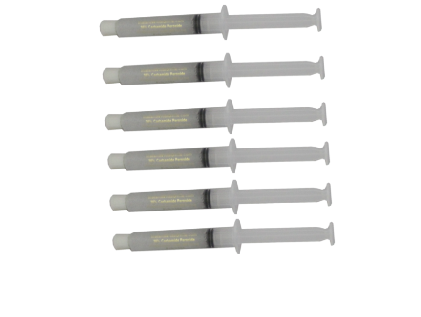 Instant White Smile's 44% CP Teeth Whitening Gel 10ml syringe x 6 - Instant White Smile 