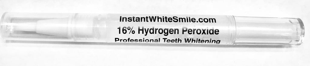 Instant White Smile's 16% Hydrogen Peroxide Teeth Whitening Gel Pen - Instant White Smile 